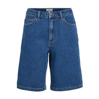 Object Carol Medium Blue Denim Shorts