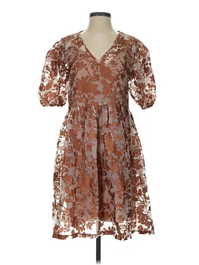 Pre-owned Object . Cocktail Dress In Brown