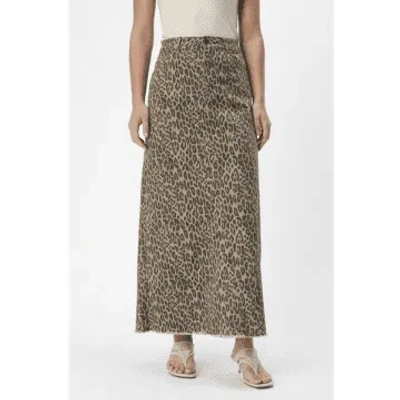Object Seni Leopard Print Maxi Skirt In Animal Print