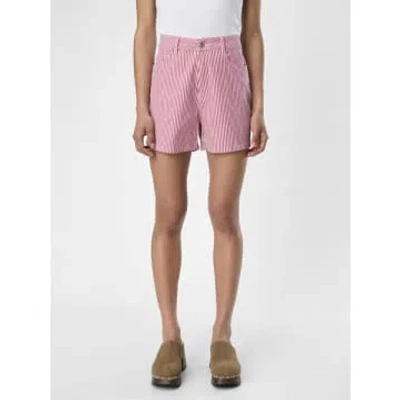 Object Sola Twill Shorts In Pink
