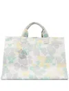 Objects Iv Life Abstract-print Cotton Tote Bag