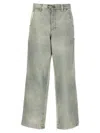 Objects Iv Life Green Baggy Jeans In Gray