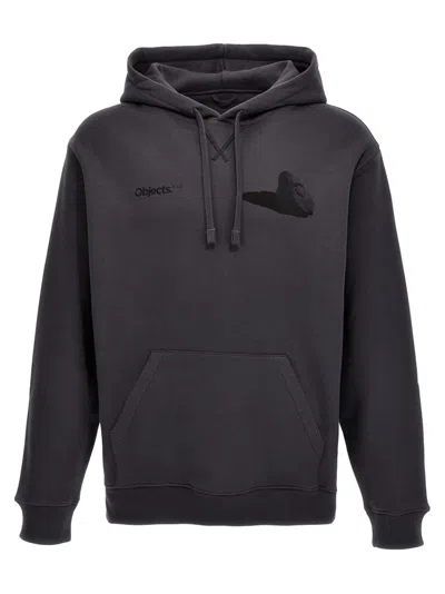 Objects Iv Life Boulder Print Sweatshirt Gray In Grey