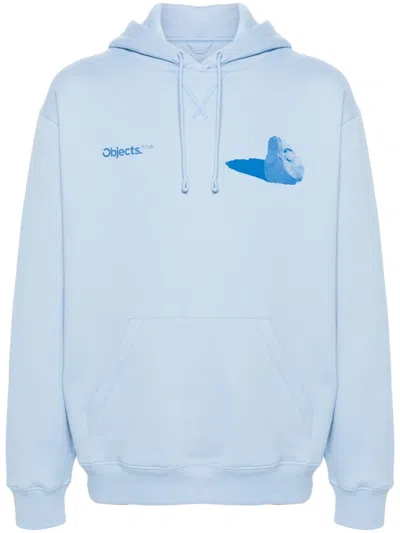 Objects Iv Life Man Sweatshirt Light Blue Size L Cotton