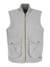Objects Iv Life Grey Canvas Vest In Grey