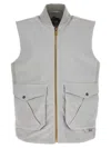 Objects Iv Life Grey Canvas Vest In Grey