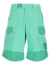 Objects Iv Life Mint Cotton Cargo Bermuda Shorts