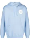 Objects Iv Life Cloud-print Cotton Hoodie In Blue