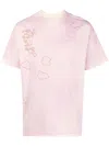 Objects Iv Life Graphic-print Distressed-effect T-shirt In Rosa