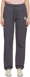 Objects Iv Life Gray Print Lounge Pants In Anthracite