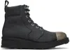 Objects Iv Life Gray Workwear Boots In Anthracite Grey