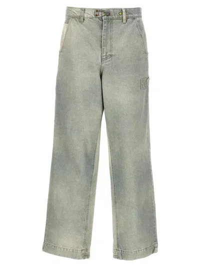 OBJECTS IV LIFE GREEN BAGGY JEANS