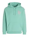 Objects Iv Life Abstract-print Organic Cotton Hoodie In Green