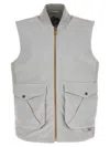 Objects Iv Life Grey Canvas Vest In Grey