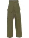 Objects Iv Life Hiking High-waist Cargo Trousers In Green