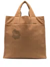 Objects Iv Life Logo-print Cotton Tote Bag In Brown