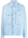 Objects Iv Life Light Blue Denim Jacket In Blue