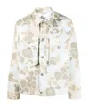 Objects Iv Life Multicoloured Canvas Jacket In White