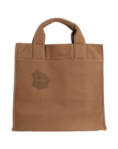 Objects Iv Life Man Handbag Camel Size - Cotton In Sand