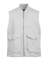 Objects Iv Life Man Jacket Light Grey Size L Cotton, Elastane, Linen, Acrylic In Grey