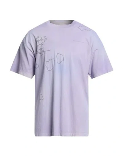 OBJECTS IV LIFE OBJECTS IV LIFE MAN T-SHIRT LILAC SIZE XL COTTON