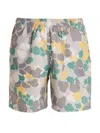 Objects Iv Life Multicolor Printed Beach Shorts In Multi