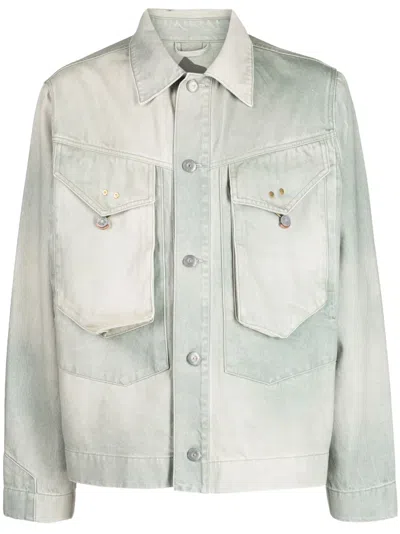 OBJECTS IV LIFE PANELLED DENIM JACKET