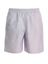 Objects Iv Life Solid Color Nylon Swim Shorts In Purple