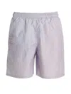 Objects Iv Life Solid Color Nylon Swim Shorts In Purple