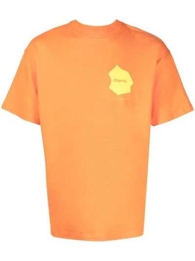 OBJECTS IV LIFE SLOGAN-PRINT T-SHIRT