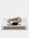 Objet Luxe Crab Silver-plated And Shell Matchbox Cover In Multi