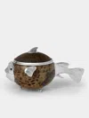 Objet Luxe Pufferfish Silver-plated Box