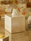 Objet Luxe Sienna Mother-of-pearl Square Tissue Box
