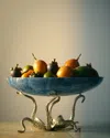 Objet Luxe Silver-plated And Shell Fruit Bowl  Abask Luxury Gift