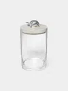 Objet Luxe Turtle Silver-plated, Shell And Glass Jar