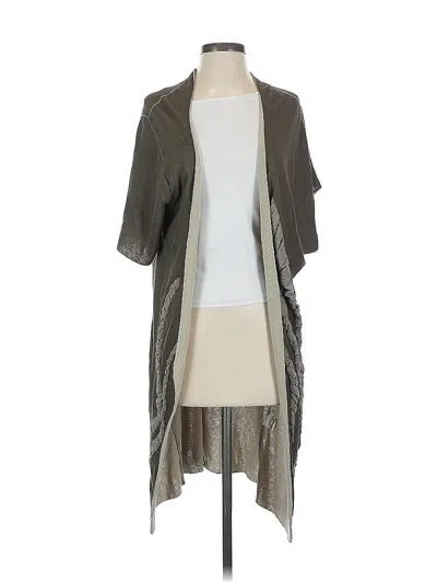 Pre-owned Oblique Cardigan Sweater In Gray