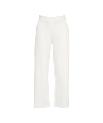 Oblo Unique Palazzo Trousers In White