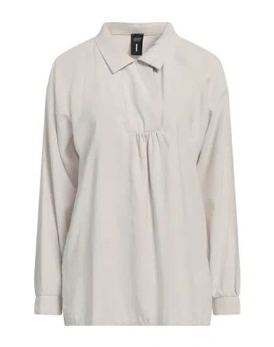 Oblo Unique Oblò Unique Woman Top Light Grey Size M Viscose, Polyester