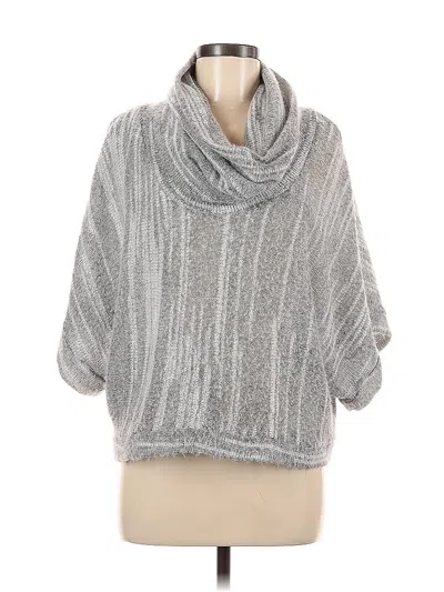 Pre-owned Oboe Poncho In Silver