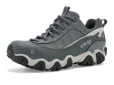 Oboz Firebrand Ii Low B-dry Women's Shoes Dapple Grey: 6 B - Medium, Suede/textile In Gray