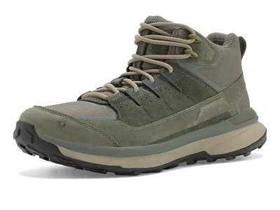 Oboz Hyalite Mid B-dry Men's Shoes Evergreen: 11.5 D - Medium, Leather/textile In Multi