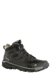 Oboz Katabatic Mid B-dry Waterproof Hiking Sneaker In Black Sea