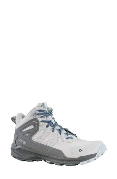 Oboz Katabatic Mid B-dry Waterproof Hiking Sneaker In Drizzle