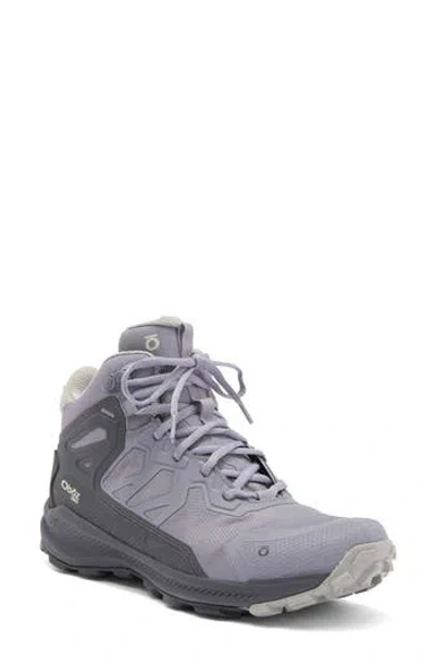 Oboz Katabatic Mid B-dry Waterproof Hiking Sneaker In Mineral