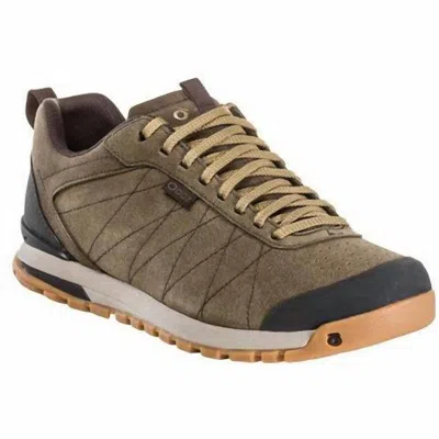 Oboz Men's Bozeman Low Leather Shoe In Canteen In Brown