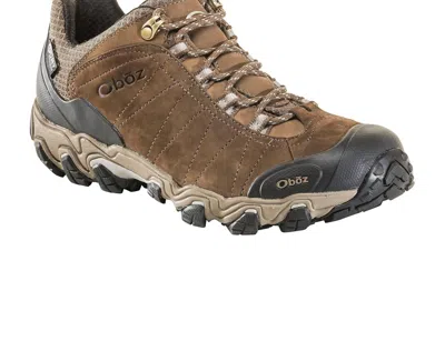 Oboz Men's Bridger Low B-dry Waterproof Hiking Shoes In Canteen Brown In Multi