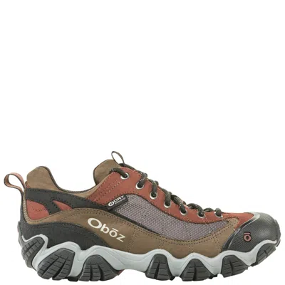 Oboz Men's Firebrand Ii Low Waterproof Hiking Shoe In Earth In Multi