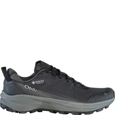Oboz Men's Katabatic Lt Low Gtx Shoe In Black Sea In Blue