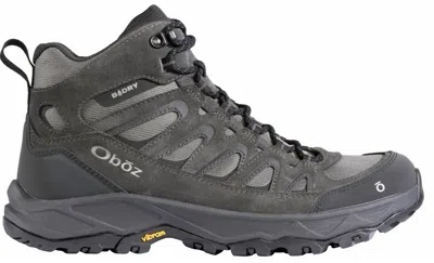 Oboz Men's Sawtooth Ascent Waterproof Mid Hiking Boots In Charcoal In Multi