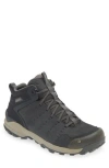 Oboz Sypes Mid B-dry Waterproof Leather Hiking Sneaker In Lava Rock